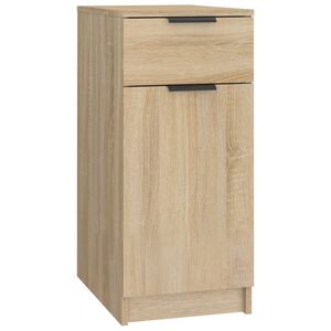 vidaXL Armadietto da Scrivania Rovere Sonoma 33,5x50x75 cm Legno