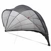 vidaXL Dome Piscina 592 x 590 x 275 cm Nero