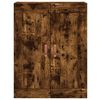 vidaXL Mobile a Parete Rovere Fumo 69,5x34x90 cm in Legno Multistrato