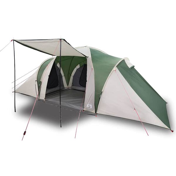 vidaXL Tenda da Campeggio a Cupola per 6 Persone Verde Impermeabile