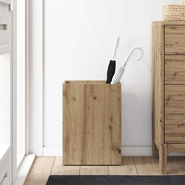 vidaXL Supporto per Ombrellone Rovere artigianale 40 x 20 x 55,5 cm