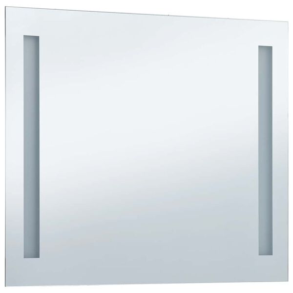 vidaXL Specchio da Parete a LED per Bagno 100x60 cm
