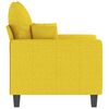 vidaXL Poltrona Giallo Chiaro 60 cm in Tessuto