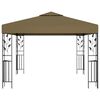vidaXL Gazebo 3x3 m Grigio Talpa 180 g/m&sup2;