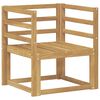 vidaXL Set di divani da esterno Legno di Acacia Massello Bianco