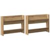 vidaXL Mobile per scarpe 2 pz 81 x 18 x 60 cm Legno multistrato
