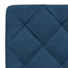 vidaXL Letto con Materasso Blu 140x190 cm in Tessuto