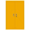 vidaXL Armadio 2 pcs Giallo senape 90 x 40 x 140 cm Acciaio