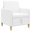 vidaXL Divano con Storage Bianco 72 x 78 x 87 cm Poliestere