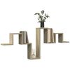vidaXL Scaffale a Parete Rovere Sonoma 104,5x10x43cm Legno Multistrato