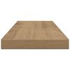 vidaXL Mensole Parete 4pz Rovere Artigianale 60x20x1,5cm in Truciolato