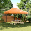 vidaXL Tenda Party Arancione 279 x 410 x 315 cm Tessuto Oxford