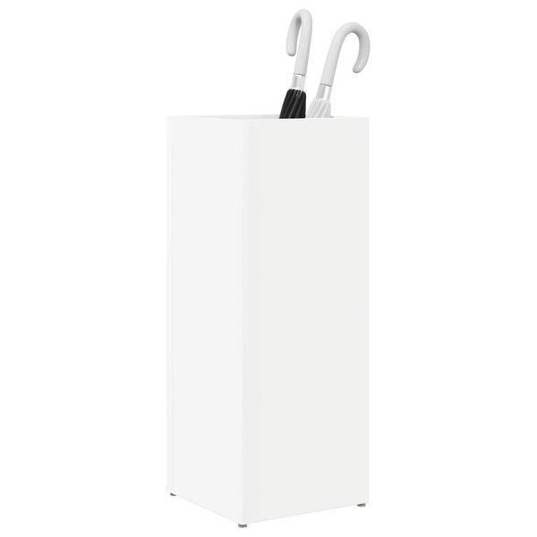 vidaXL Supporto per Ombrellone Bianco 25 x 24,5 x 64 cm