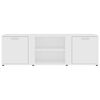 vidaXL Mobile Porta TV Bianco 120x34x37 cm in Legno Multistrato