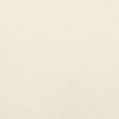 vidaXL Cuscini per Sedia 4 pz Bianco Crema 50x50x7cm in Tessuto Oxford