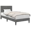 vidaXL Struttura del letto Grigio Scuro 90 x 190 cm Velluto