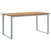 vidaXL Tavolo da Giardino Grigio 160 x 80 x 75 cm