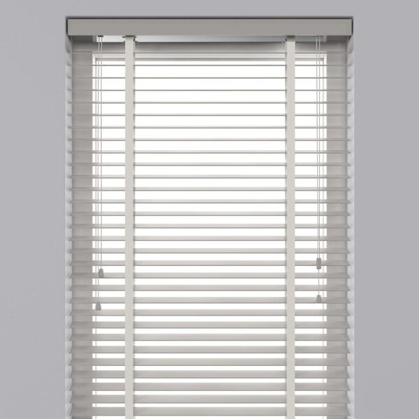 Decosol Tapparelle Orizzontali in Legno 50 mm 80x180 cm Bianco