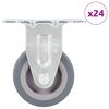 vidaXL Rotelle Fisse 24 pz 50 mm