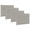 vidaXL Cuscini per Seduta 4 pcs Grigio Chiaro 47 x 36 x 2 cm