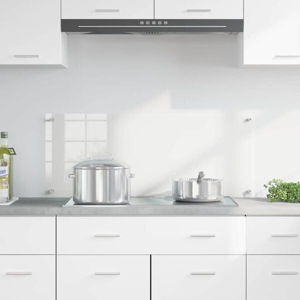 vidaXL Rivestimento da Cucina Trasparente 100 x 40 cm vetro temperato