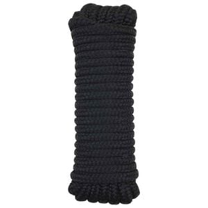 vidaXL Corda da Barca 10 mm 6 m Nero Poliestere