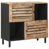 vidaXL Armadi di Stoccaggio con porta Marrone 80 x 33,5 x 75 cm