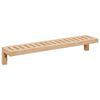 vidaXL Mensola da Muro Appesa Naturale 62 x 10 x 12,5 cm