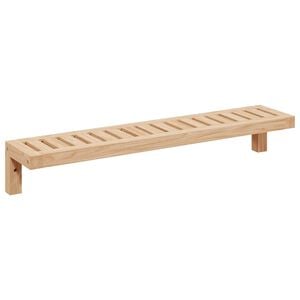 vidaXL Mensola da Muro Appesa Naturale 62 x 10 x 12,5 cm