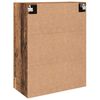 vidaXL Mobiletto a muro 2 pcs Legno vecchio 69,5 x 34 x 90 cm