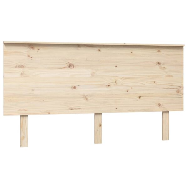 vidaXL Testiera per Letto 154x6x82,5 cm Legno Massello di Pino