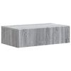 vidaXL Tavolino da Parete Laterale 59 x 34,5 x 17 cm Grigio Sonoma