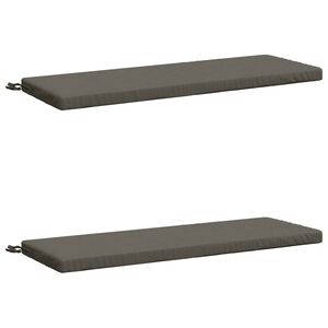 vidaXL Cuscini per Panchina a 2 Pezzi SOEST 2 pz 100% Poliestere