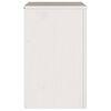 vidaXL Armadio da Notte con cassetto Drammen Bianco 45 x 35 x 56 cm
