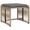 vidaXL Set da Pranzo da Giardino 7 pz con Cuscini Beige in Polyrattan