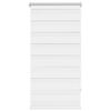 vidaXL Tenda a rullo zebra 60,9x120 cm Tessuto Larghezza 56,7 cm bianco