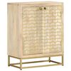 vidaXL Credenza con 2 Ante 55x30x70 cm in Legno Massello di Mango
