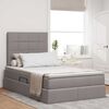 vidaXL Letto con contenitore e LED Talpa 120 x 200 cm Poliestere