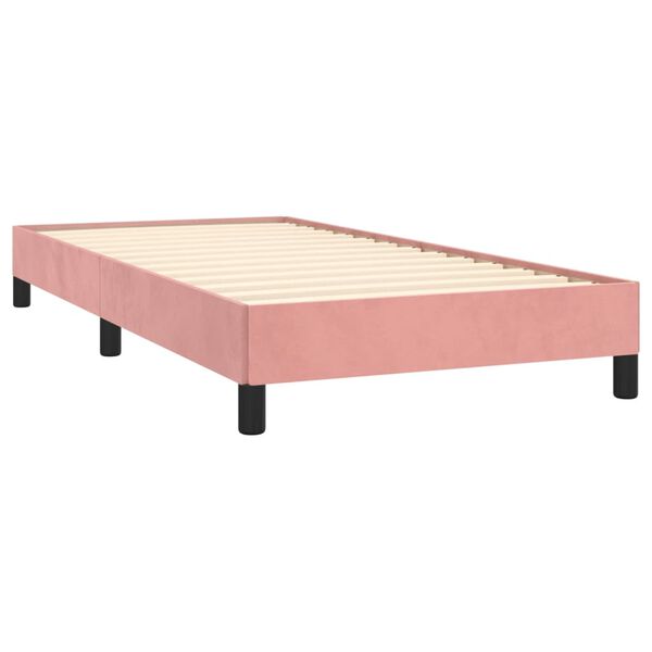 vidaXL Giroletto Rosa 90x190 cm in Velluto