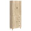 vidaXL Set di armadi 2 pz Rovere Sonoma Legno ingegnerizzato