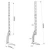 vidaXL Base Universale per TV da Tavolo 2 pz 32"-70"