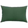 vidaXL Cuscini da Divano 2 pcs Verde Scuro 60 x 40 cm Tessuto in Cords