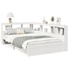 vidaXL Letto Libreria senza Materasso Bianco 120x200 cm Legno di Pino