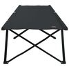 vidaXL Letto da campeggio pieghevole Nero 206 x 76 x 74 cm