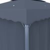 vidaXL Gazebo con Tende 4x3 cm Antracite Alluminio