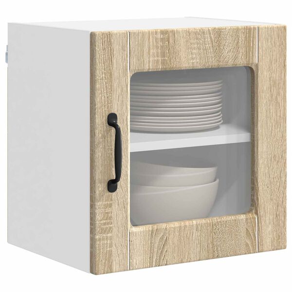 vidaXL Mobile da cucina con porta 2 pcs Rovere Sonoma 40 x 31 x 40 cm