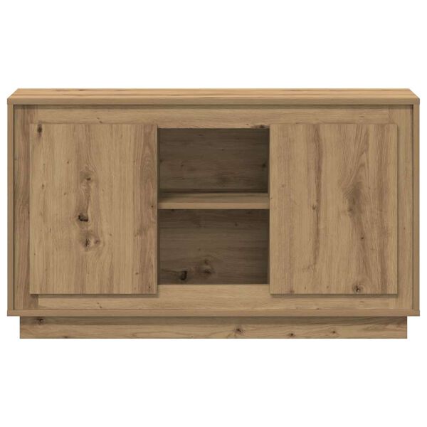 vidaXL Credenza Rovere Artigianale 102x35x60 cm in Legno Multistrato
