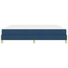 vidaXL Letto a molle con materasso Blu 200 x 200 cm Tessuto