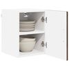 vidaXL Mobile da cucina con lo scaffale Rovere Marrone 30 x 31 x 40 cm