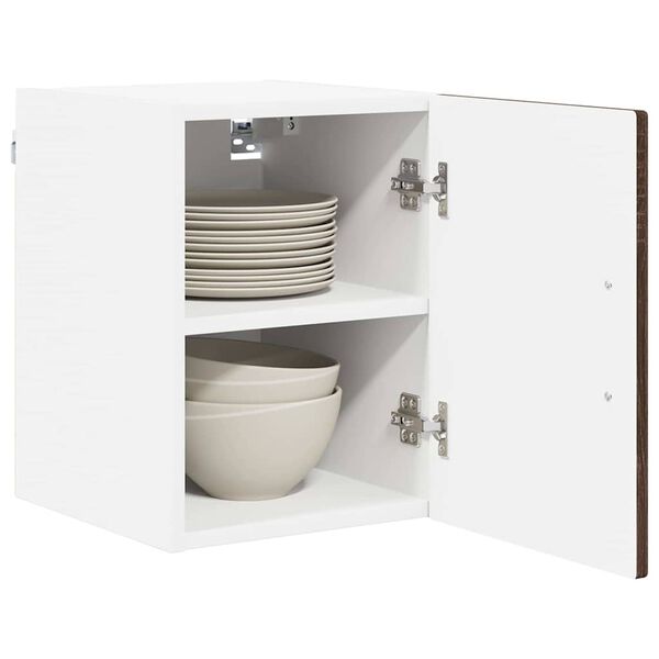 vidaXL Mobile da cucina con lo scaffale Rovere Marrone 30 x 31 x 40 cm